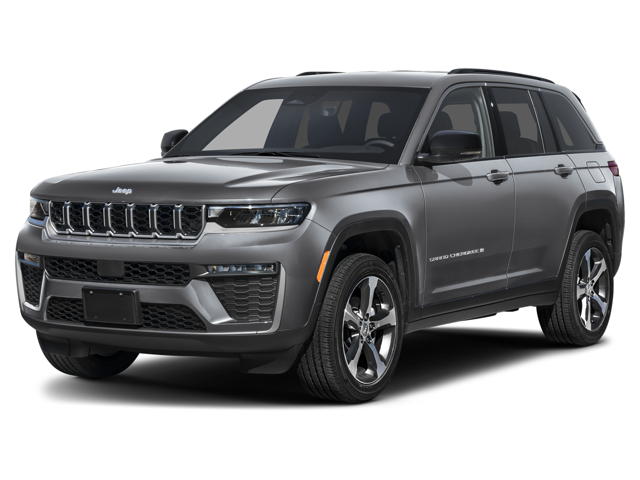 2026 Jeep Grand Cherokee Limited Reserve in Baltic Gray Metallic Clearcoat — front three-quarter view