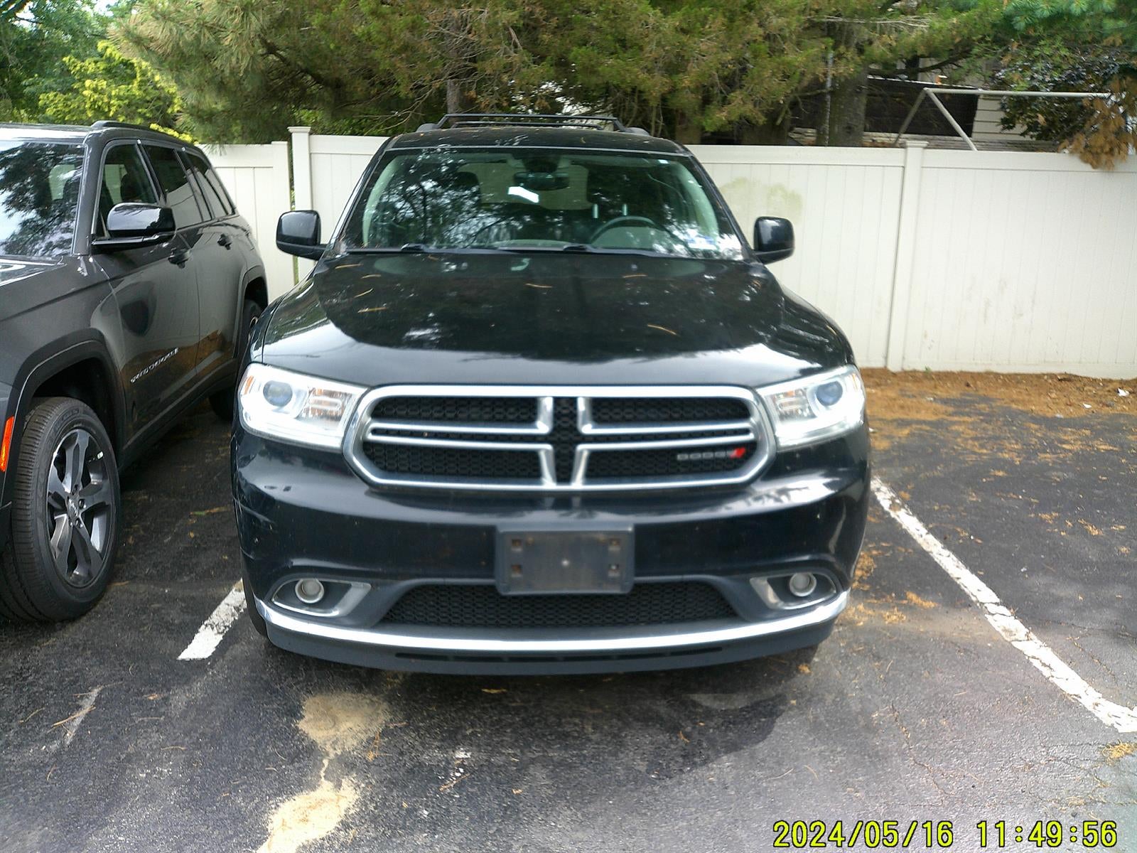 2017 Dodge Durango SXT AWD in Db Black Crystal Clearcoat — front three-quarter view