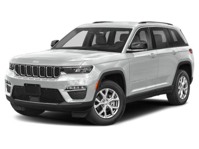2023 Jeep Grand Cherokee Limited 4x4 in Bright White Clearcoat — front three-quarter view