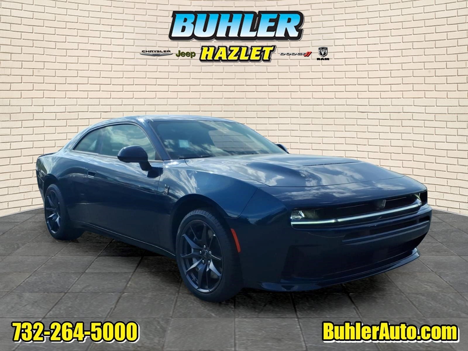 2026 Dodge Charger CHARGER SCAT PACK PLUS 2-DOOR AWD in After Dark Exterior Paint — front three-quarter view