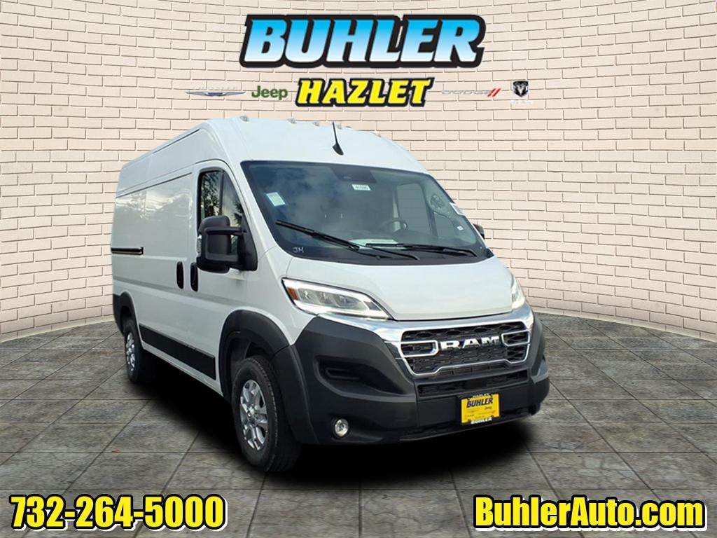 2026 RAM Ram ProMaster RAM PROMASTER 1500 SLT CARGO VAN HIGH ROOF 136' WB in Bright White Clear-Coat Exterior Paint — front...