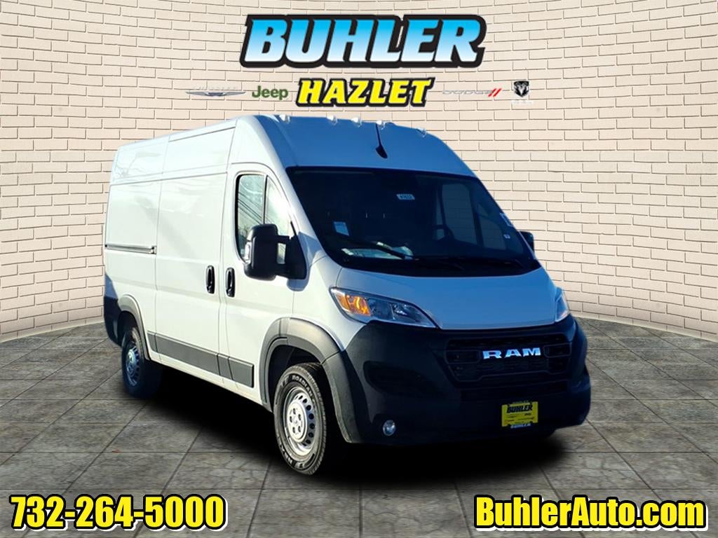 2026 RAM Ram ProMaster RAM PROMASTER 1500 TRADESMAN CARGO VAN HIGH ROOF 136' WB in Bright White Clear-Coat Exterior Paint — front...