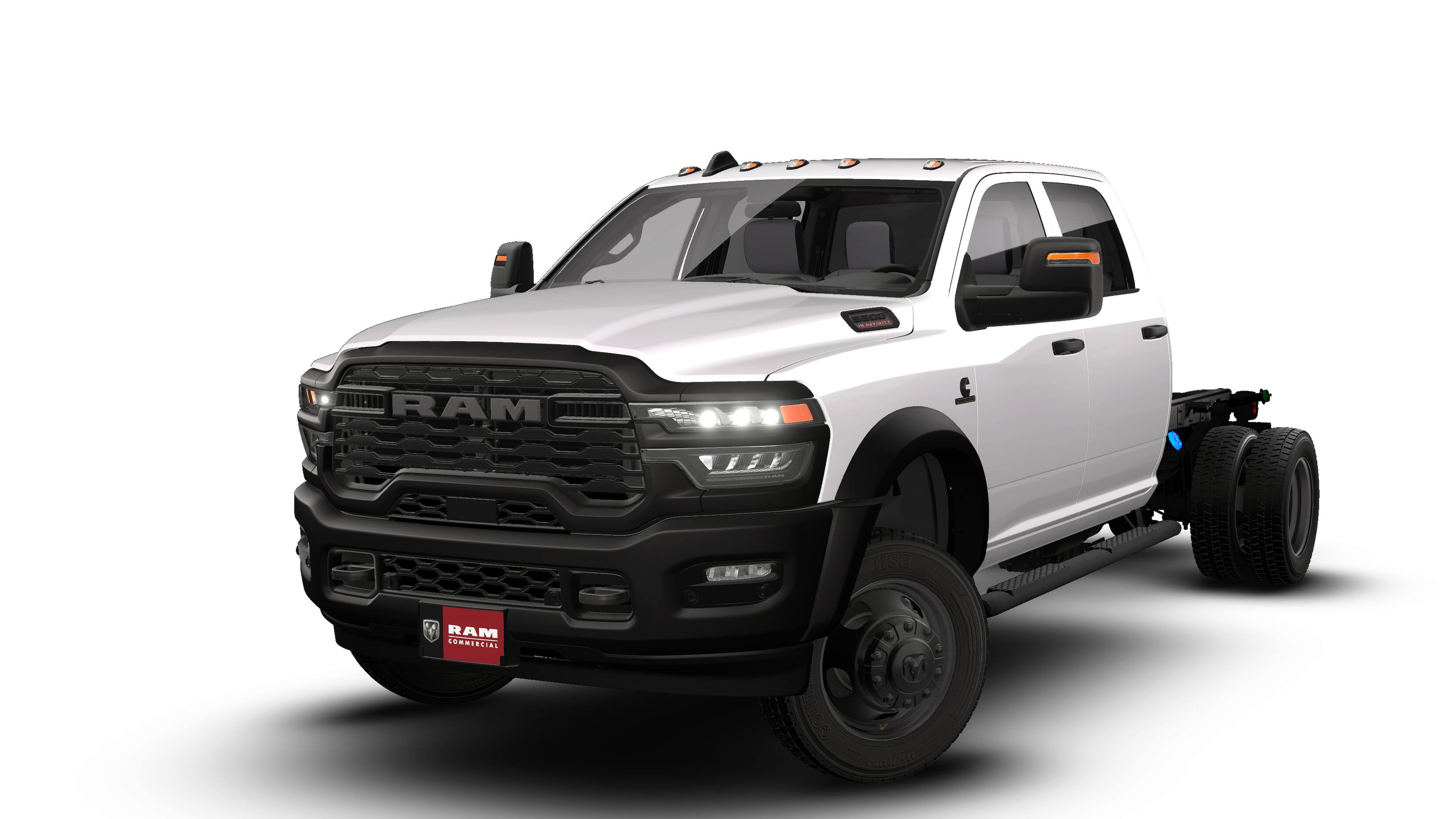 2026 RAM Ram 5500 Chassis Cab RAM 5500 TRADESMAN CHASSIS CREW CAB 4X4 60' CA in Bright White Clear-Coat Exterior Paint — front...