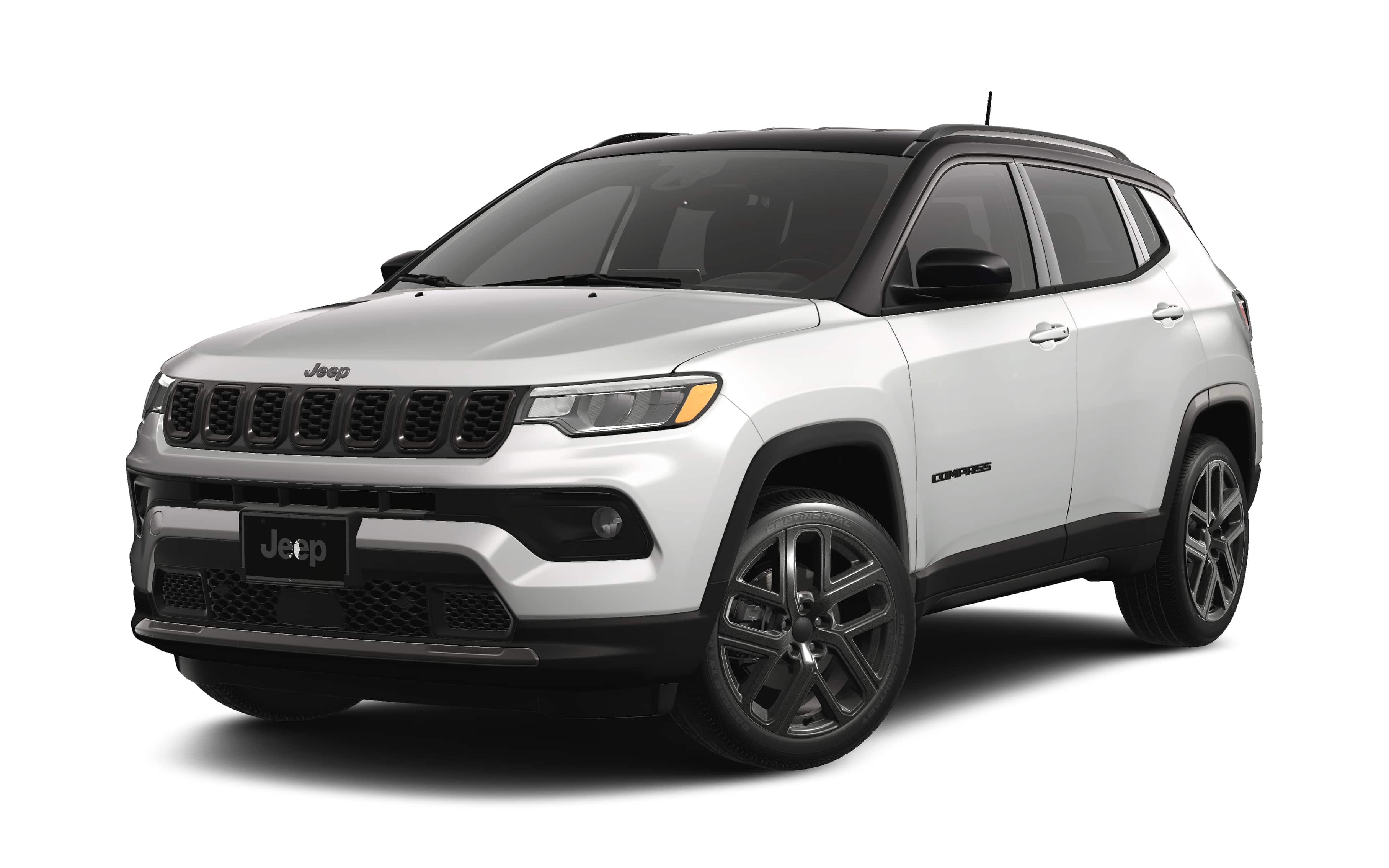 2026 Jeep Compass COMPASS LIMITED ALTITUDE 4X4 in Bright White Clear-Coat Exterior Paint — front three-quarter view
